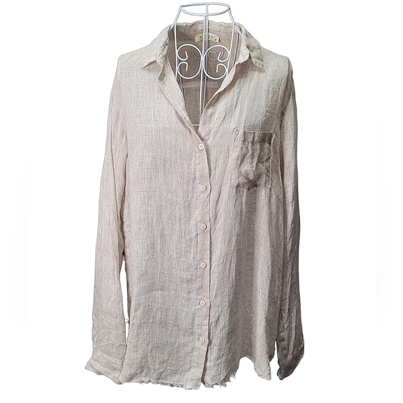 Stark X Linen Button Down - Picture 1 of 8